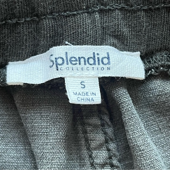 Splendid Lakeside Jogger, lyocell/linen blend, moss green, size S - Picture 3 of 14